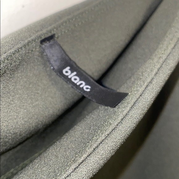 Blanc Medium Olive Green Pencil Skirt - Picture 3 of 4